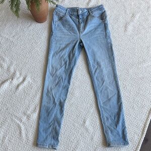 We The Free High Waist Light Blue Skinny Jeans